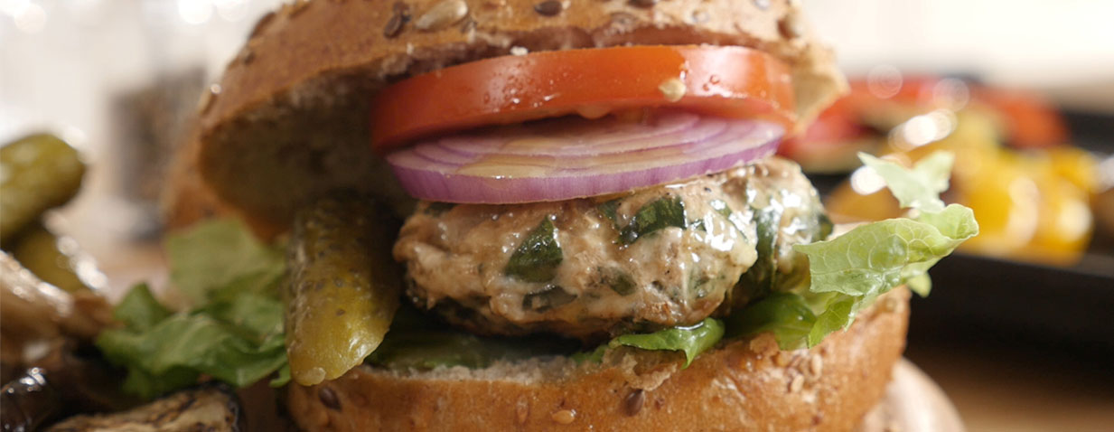 המבורגר תרד ועוף