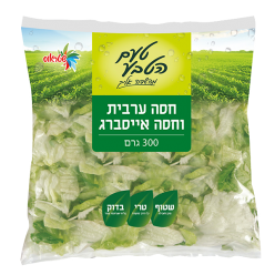 חסה ערבית וחסה אייסברג טעם הטבע