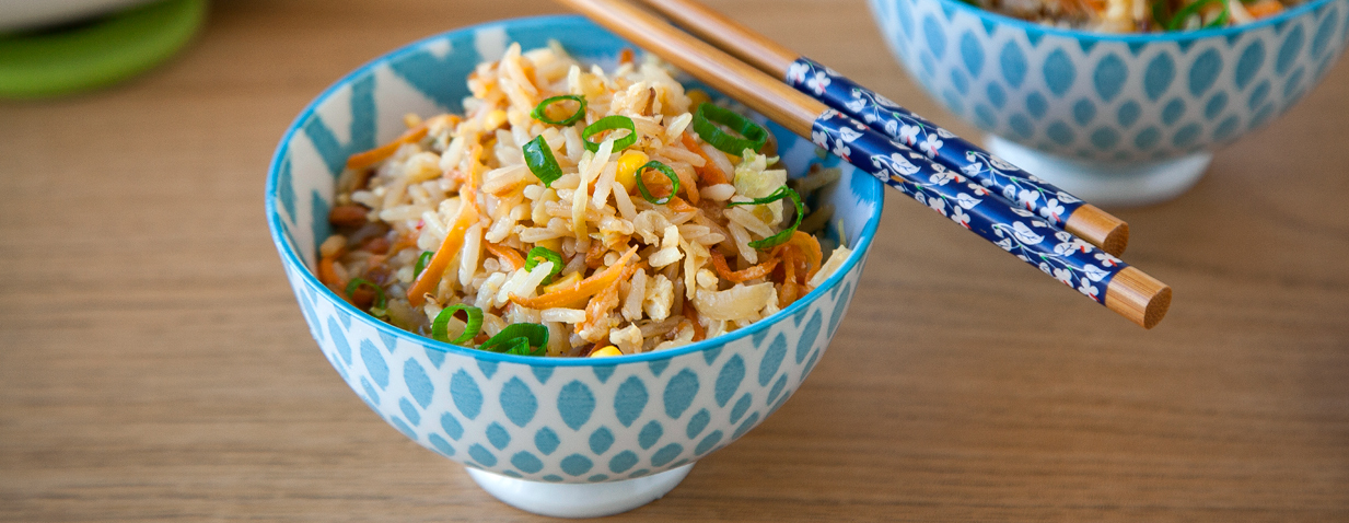אורז מוקפץ בסגנון סיני