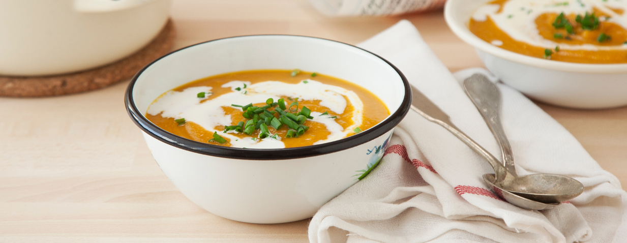 מרק כתום עם גזר ודלורית