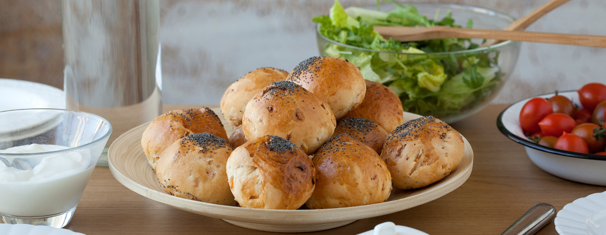 לחמניות רכות מנוקדות בגזר