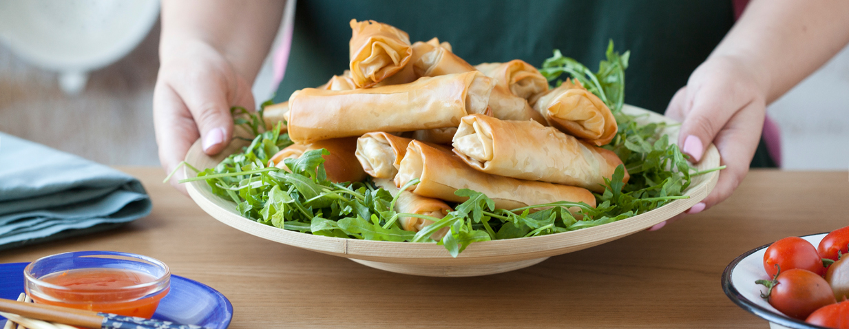 אגרול אפוי במילוי ירקות