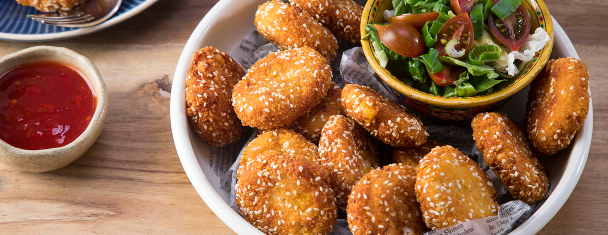 נאגטס גבינות ותירס