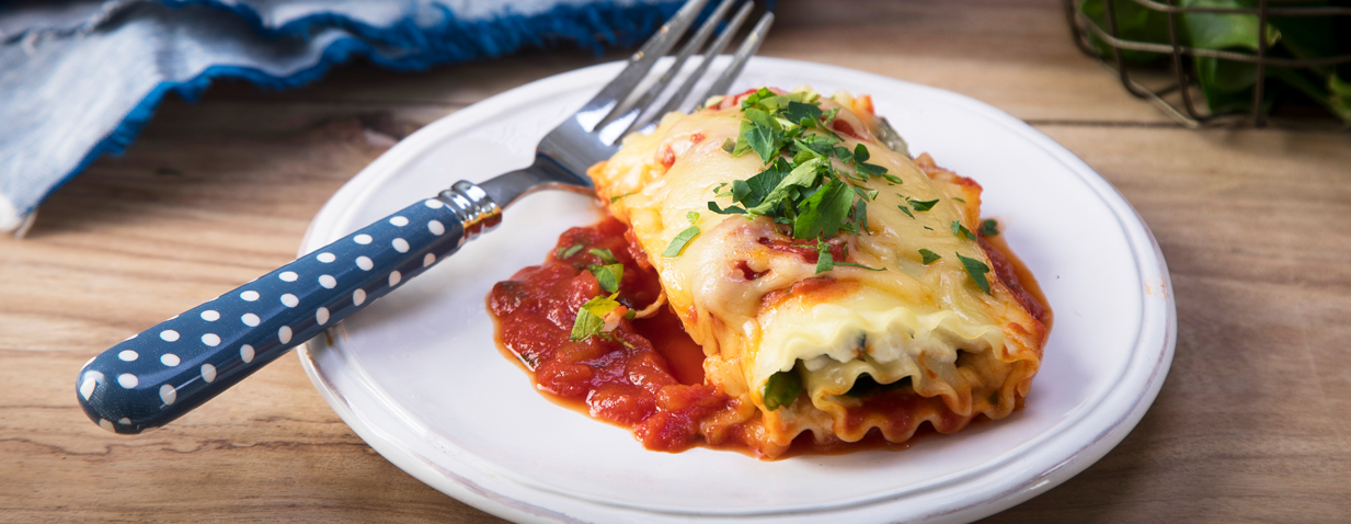 לזניה מגולגלת