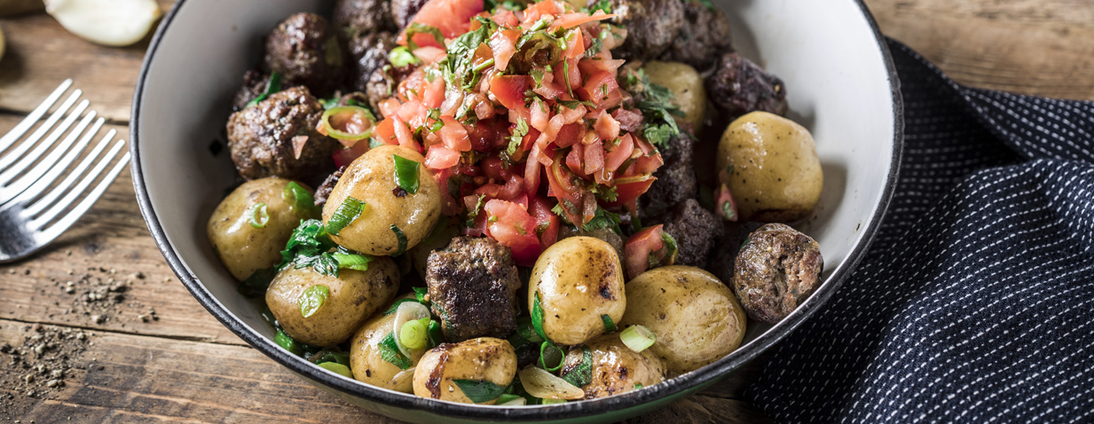 קבב עם תפוחי אדמה