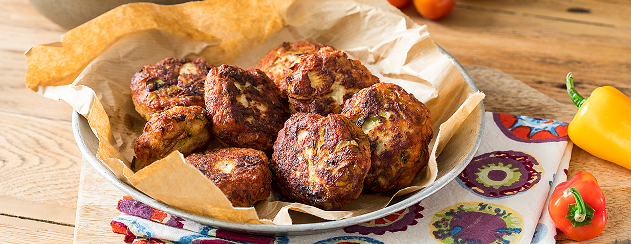 קציצות עוף וכרשה (קציצות פרסה)
