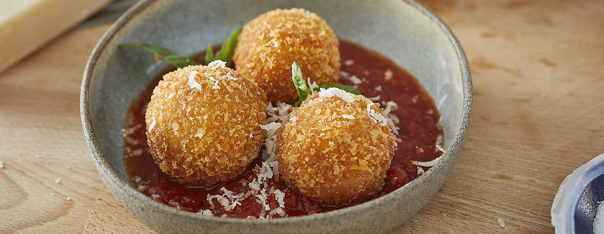 ארנצ'יני אורז ודלעת – כדורי אורז בציפוי פריך