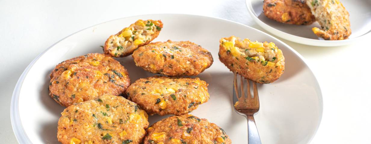 קציצות עוף ותירס