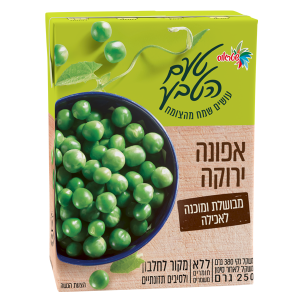 אפונה ירוקה בקופסה