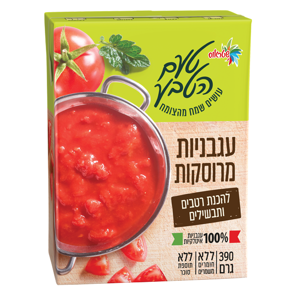 עגבניות מרוסקות בקופסה