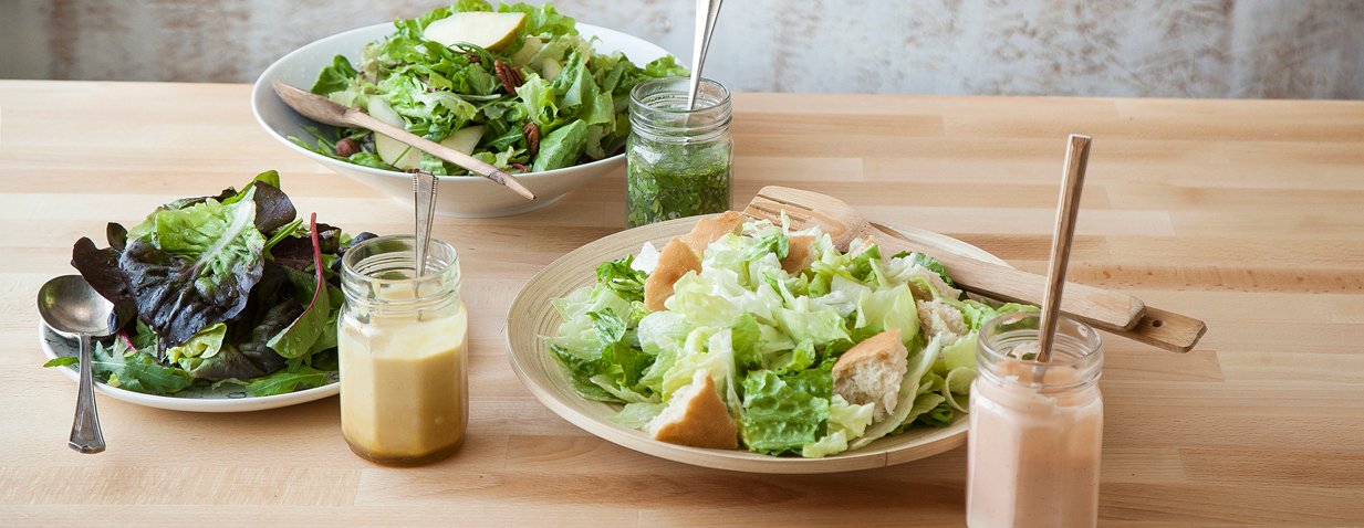 3 רטבים מהירים להכנה לסלטים